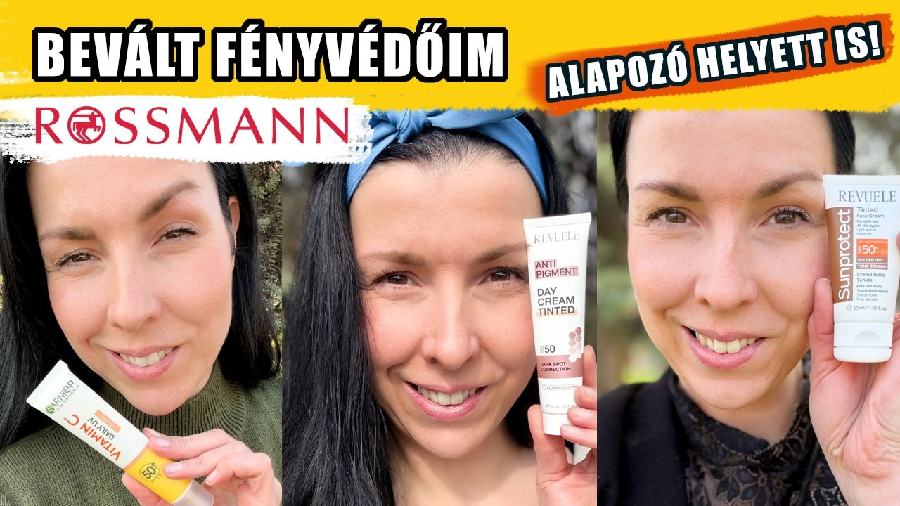 3 KEDVENC SZÍNEZETT FÉNYVÉDŐM ✨ Alapozó helyett is (+1 ÚJDONSÁG!)