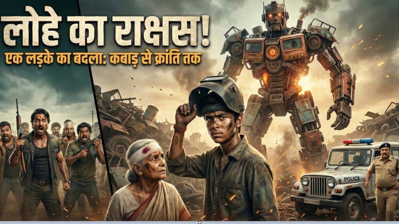 दादी को बचाने के लिए अनाथ लड़के ने कबाड़ से बनाया 'लौह राक्षस' | गुंडे भी कांप उठे! #भारतीयसेना