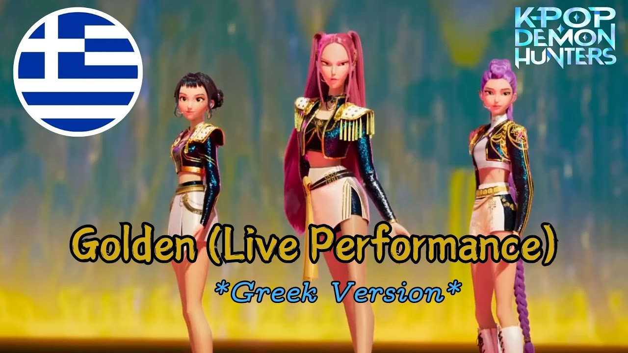 KPop Demon Hunters - Golden (Live Performance) Greek Version