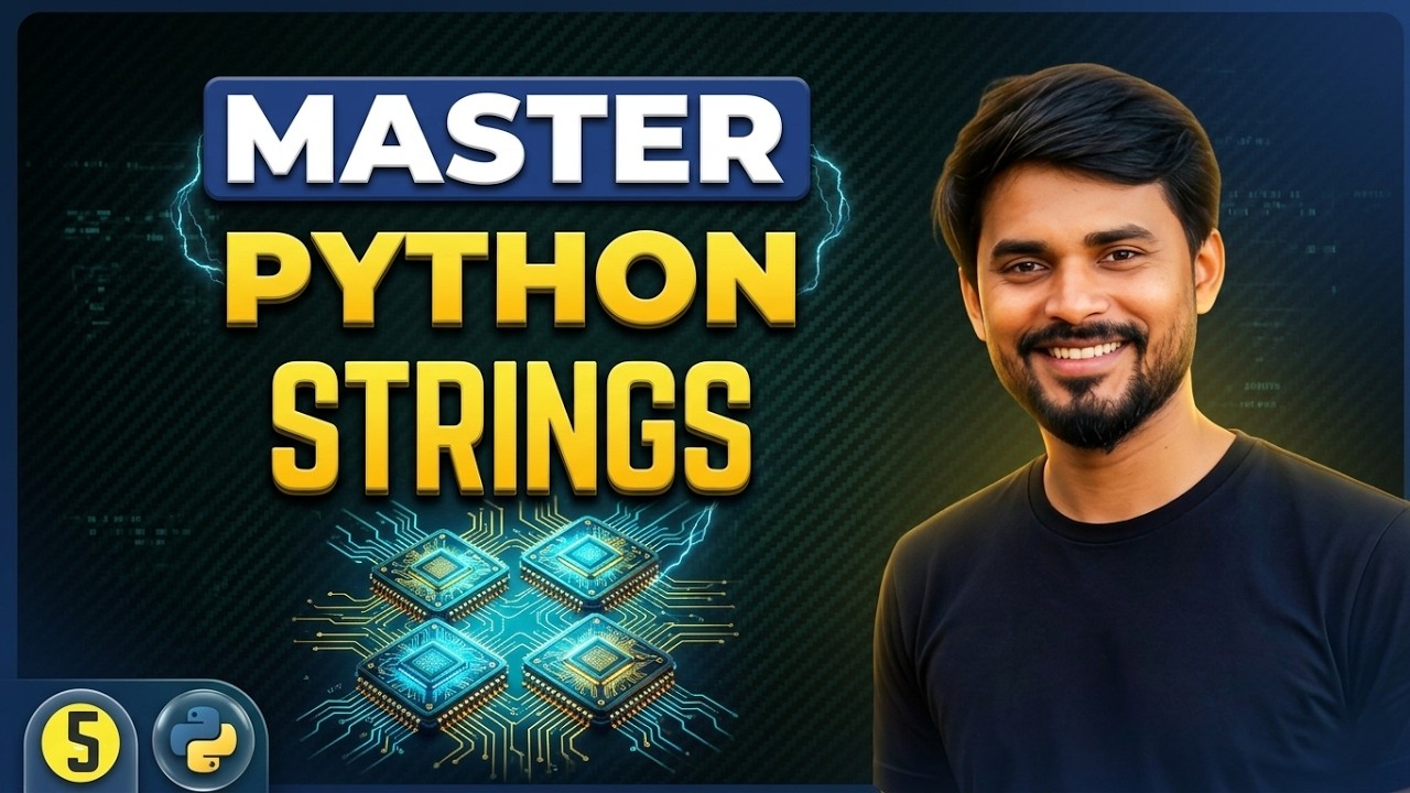 Python Strings Basics | Python for Generative AI Engineers  #pythonstrings #genai