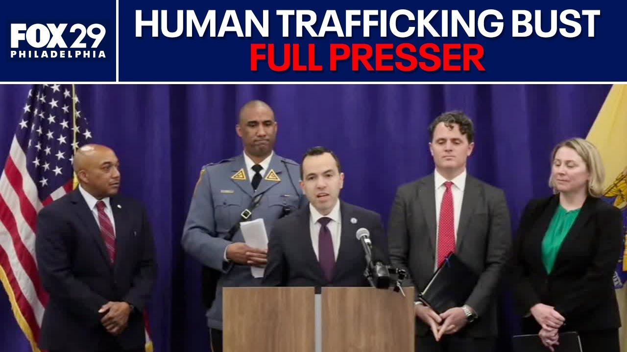 Human trafficking ring busted in New Jersey: FULL PRESSER
