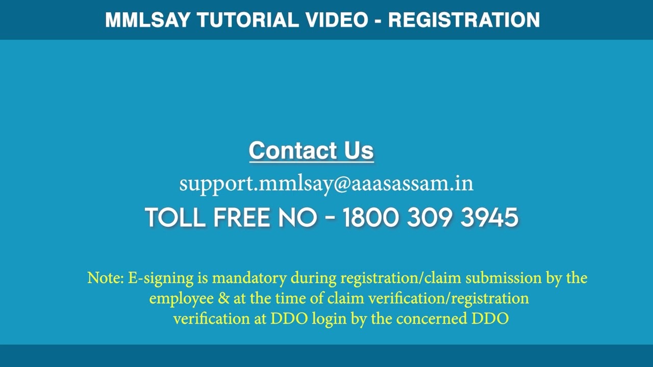 MMLSAY REGISTRATION PROCESS