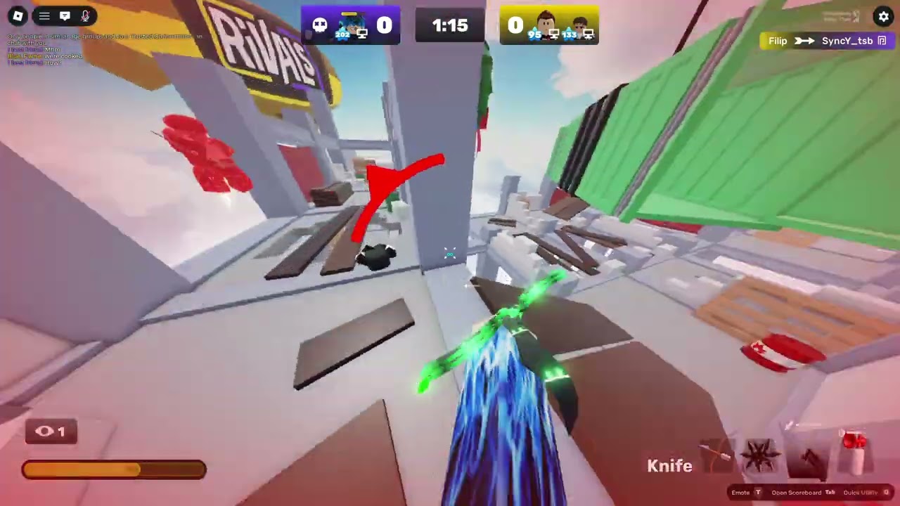 playing rivals with friends