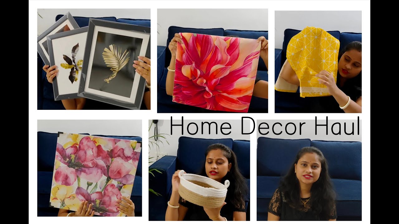 Home Decor Haul - Affordable & Rental Friendly Home Decor Products ! For Home Makeover 🤗🥰❤️