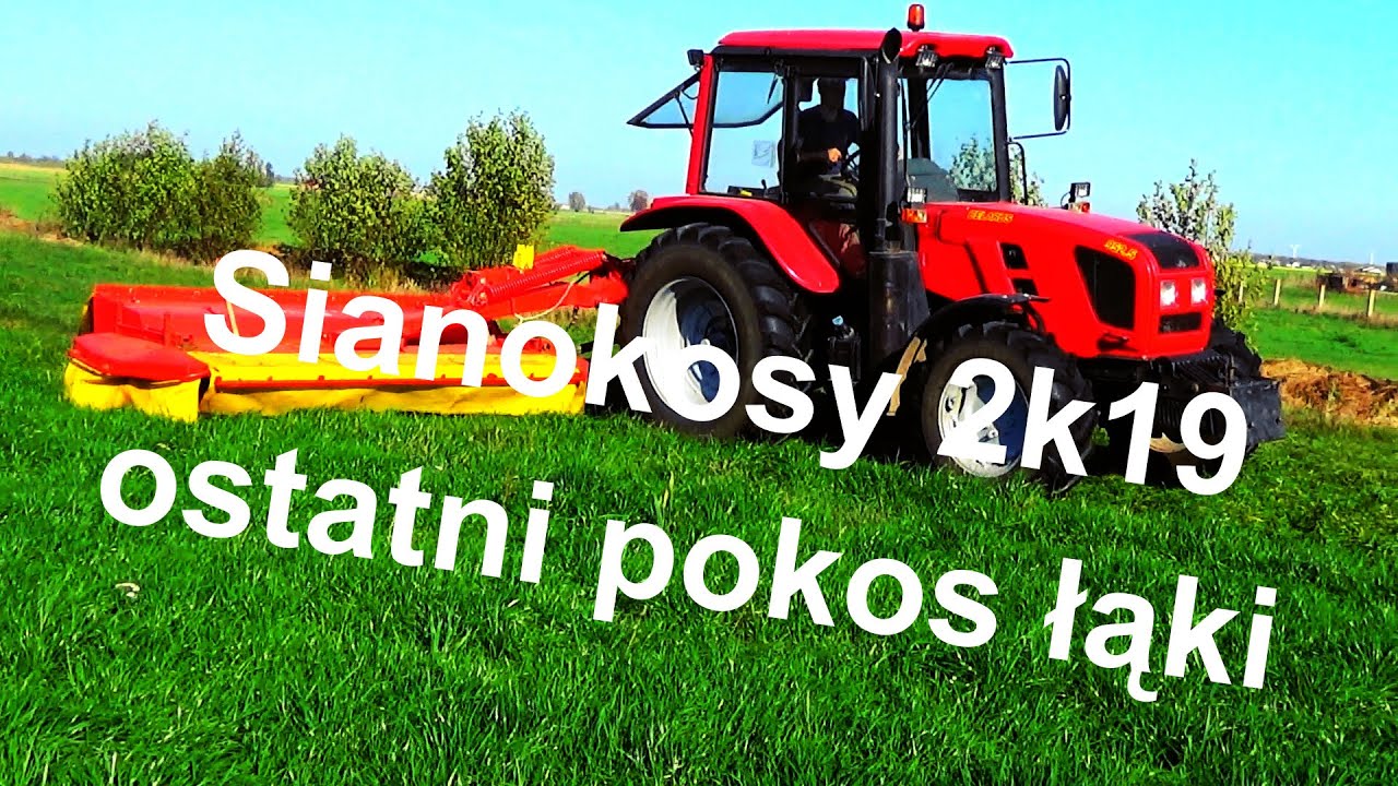 ☆SIANOKOSY 2019 OSTATNIE cięcie trawy /  Pottinger NovaCat 305H / Belarus 952.5