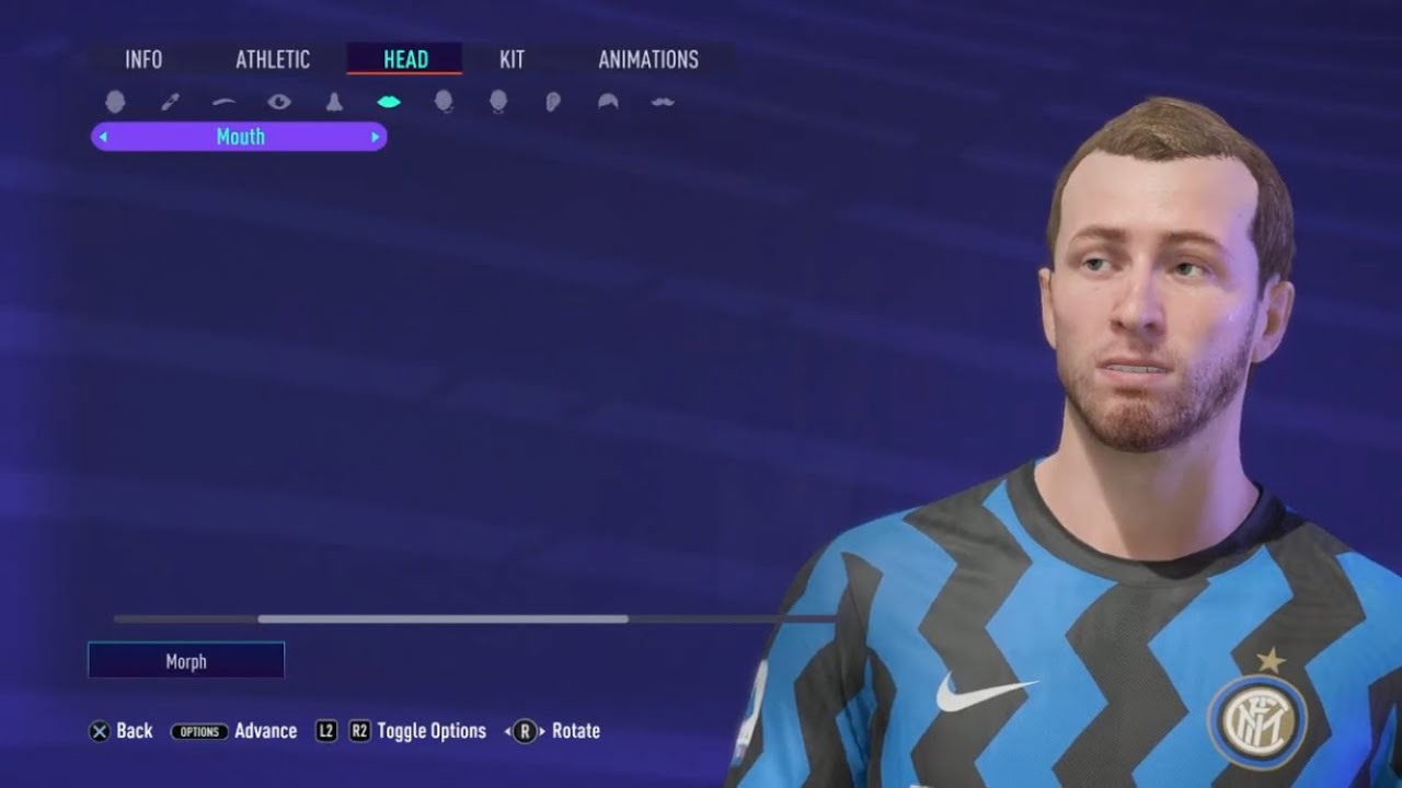 Christian Eriksen FIFA21 Tutorial face