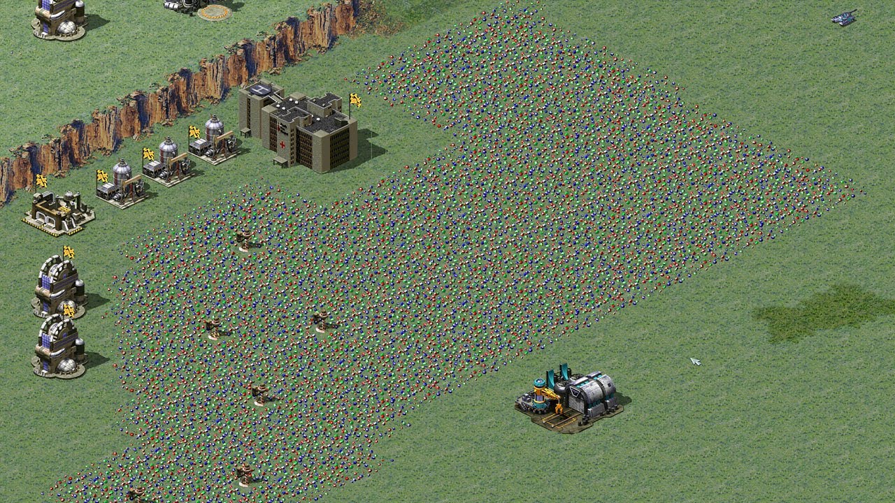Red Alert 2 | Yuri's Revenge | 7 vs 1 | Great britain Soviet | Prism tank
