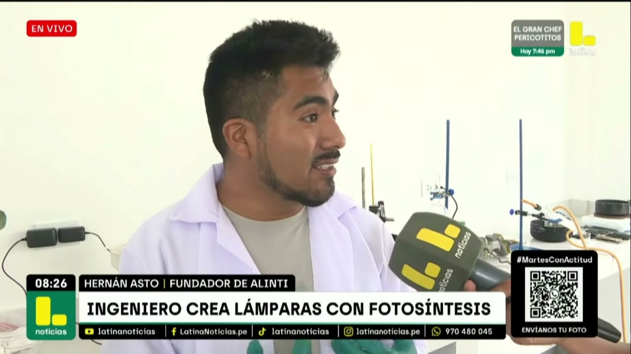 Alinti, startup financiada por ProInnóvate que genera luz eléctrica mediante la fotosíntesis- Latina