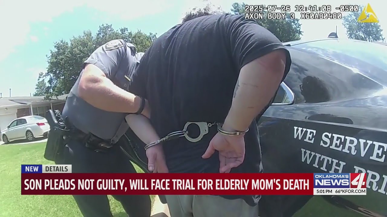 Son pleads not guilty, will face trial for elderly mom's death