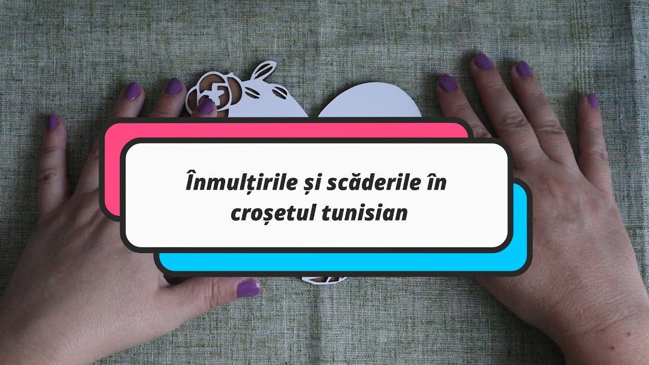 Imnultiri si scaderi in crosetul tunisian (Increasing and decreasing in tunisian crochet)