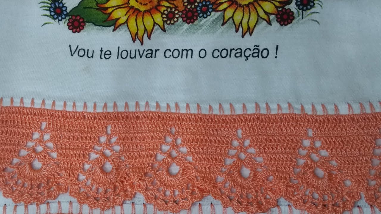 Barrado em crochê, lindo e fácil.  Parte 2
