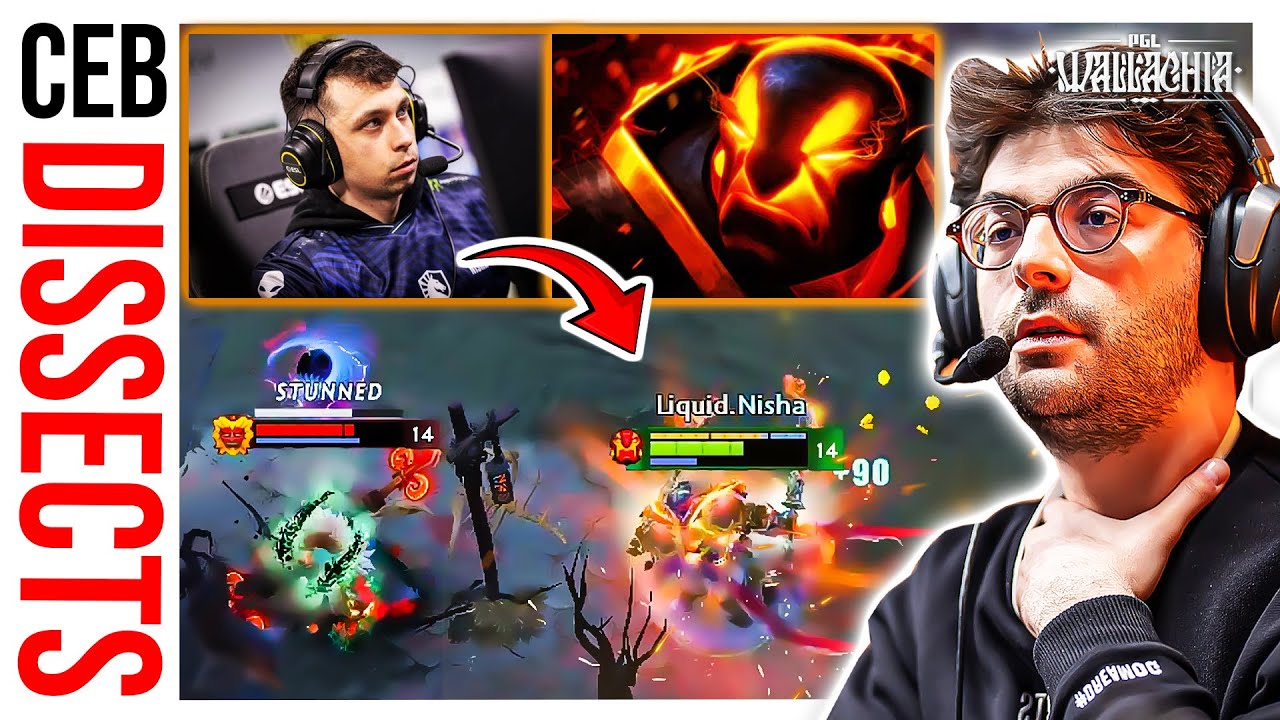 Ceb анализирует эпический камбэк Ниши в Ember Spirit против PARIVISION