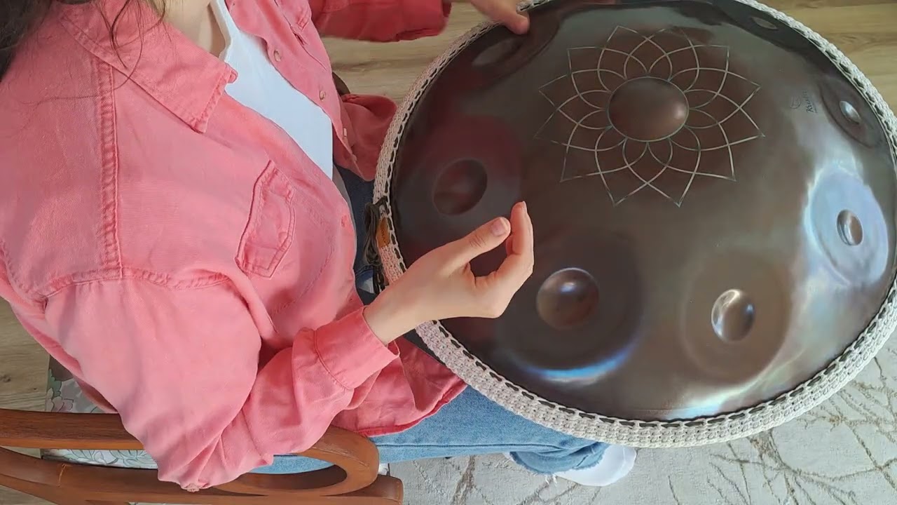 Trust in progress - find your flow - feel the rhythm of life by handpan pattern 