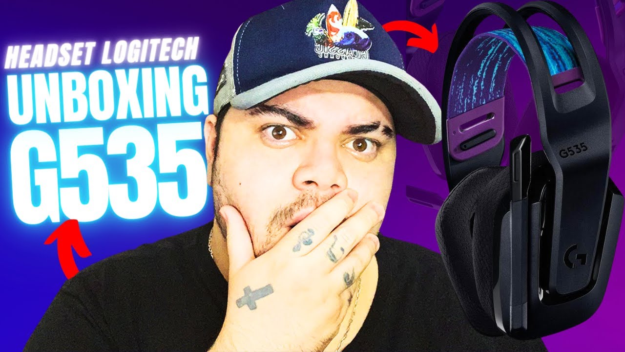 UNBOXING! HEADSET Logitech G535 Lightspeed, REVIEW e TESTES ‹ FenixBRyt ›