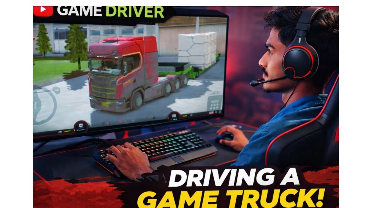 🚚🔥 REALISTIC TRUCK DRIVING GAMEPLAY | PRO GAMING SETUP 🎮 🔥🚚