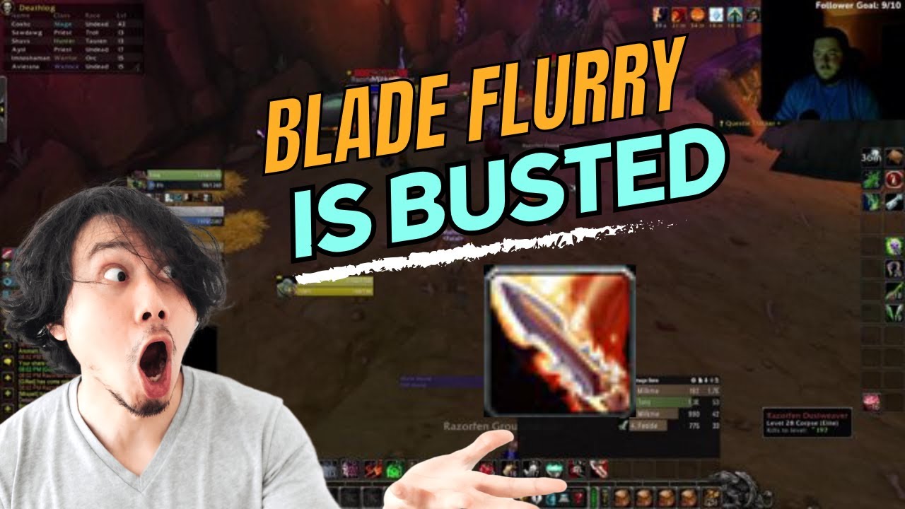 Blade Flurry is BUSTED 🤧