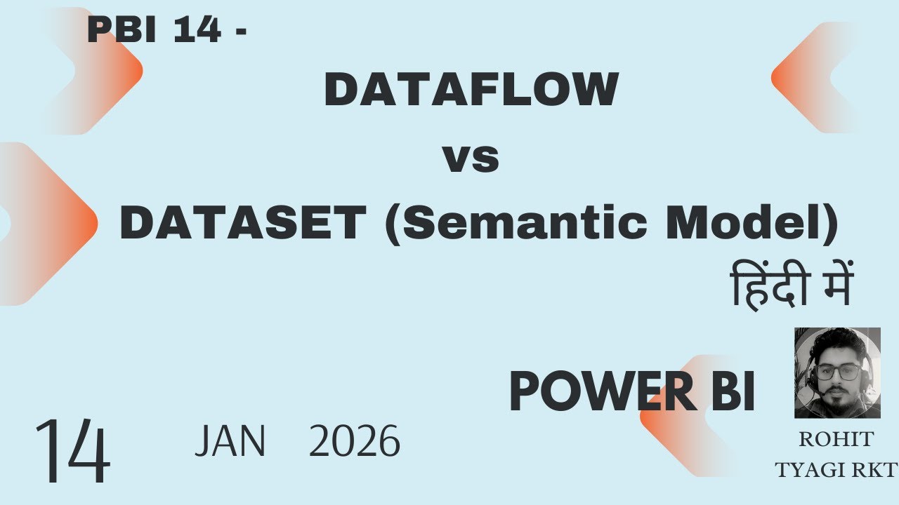PBI 14 - DATAFLOW vs DATASET (Semantic Model)