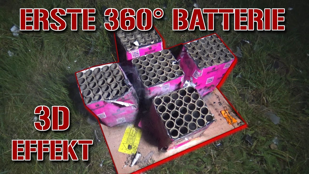360° BATTERIE | 3D EFFEKT | Compazz-Verbünde von Pyroland