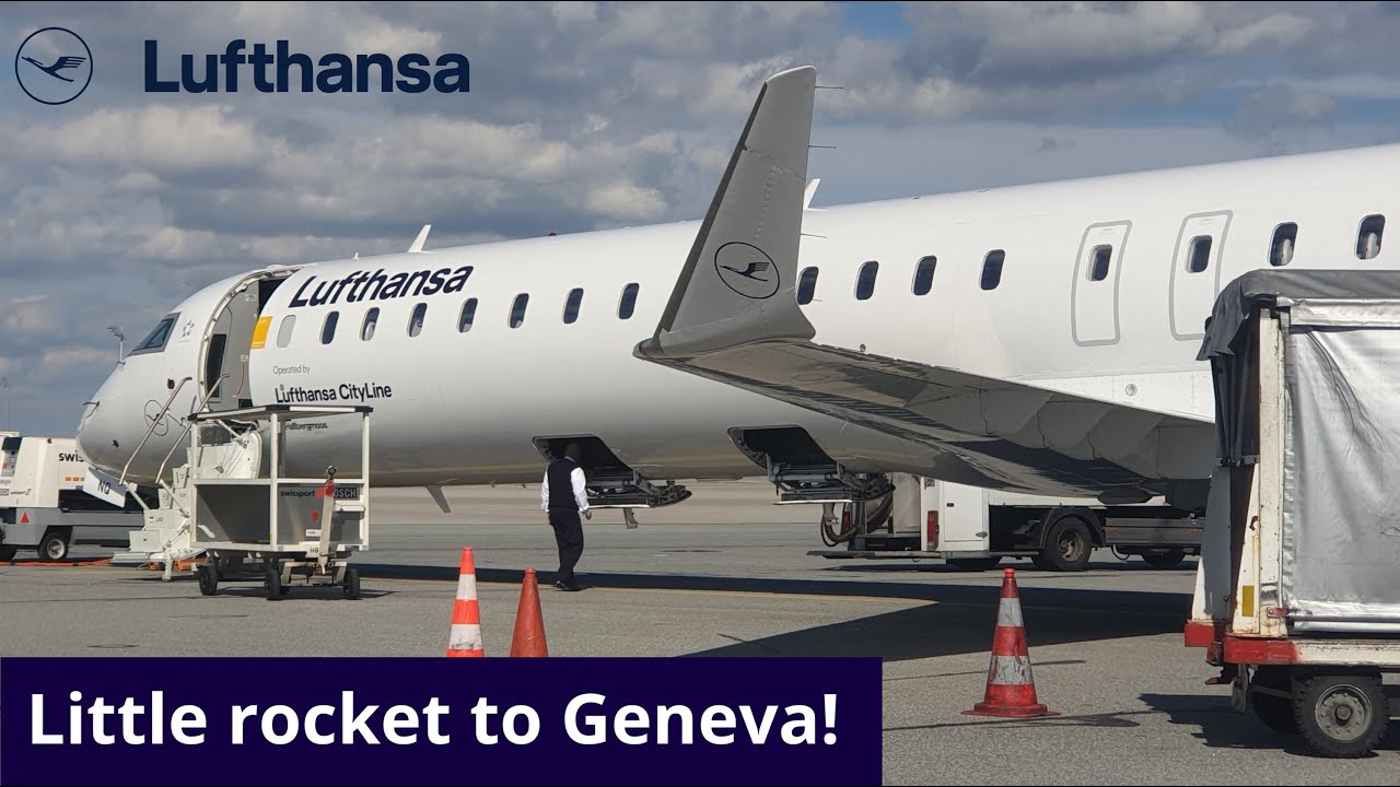 (4K) Flight Report | Flying the little rocket! | Munich to Geneva | Lufthansa | Crj 900 | Economy