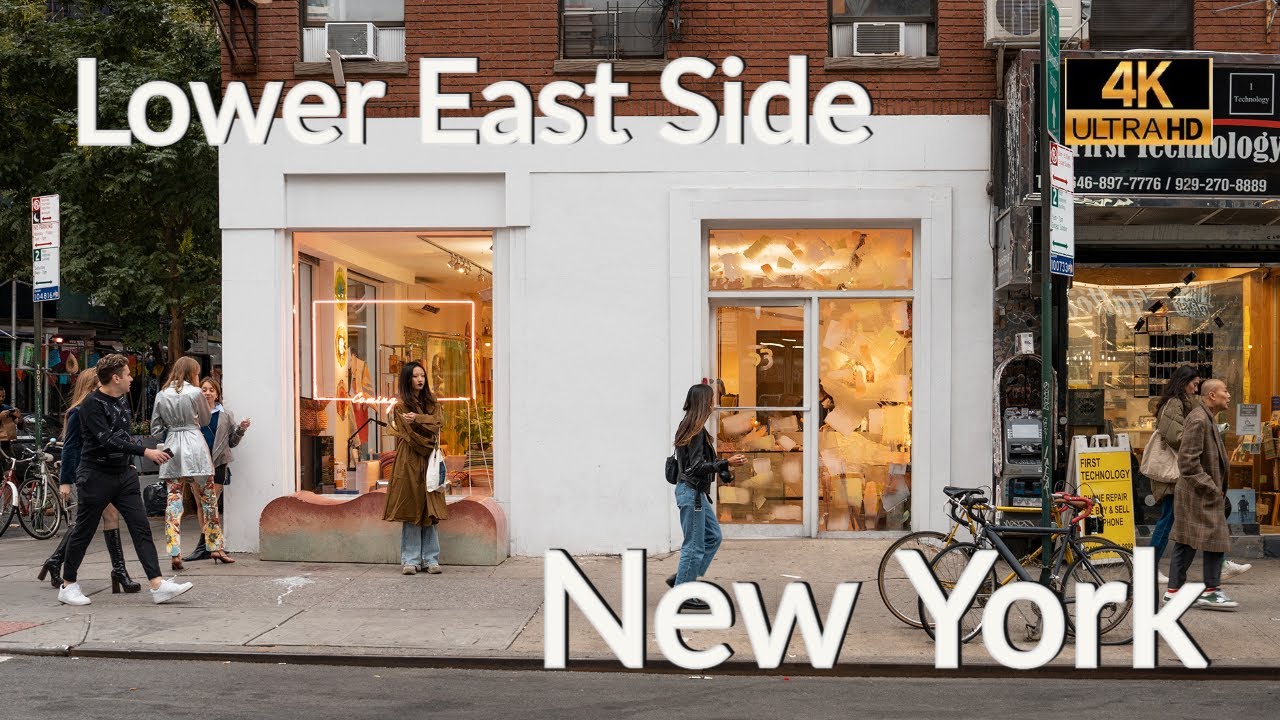 Walking NYC [4K] : Lower East Side Essex Street