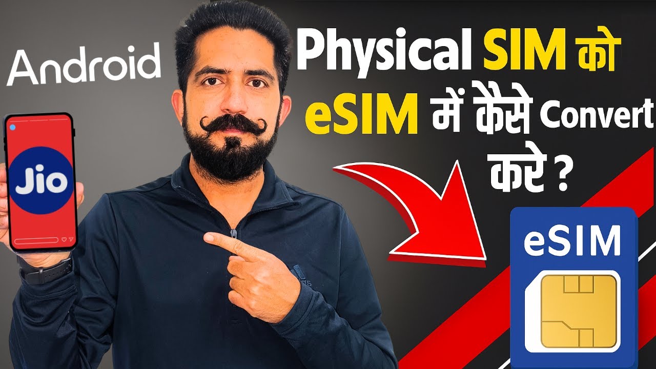 How to Convert Jio Physical SIM to eSIM in Android Step by Step Guide | Jio eSIM Activation 2025