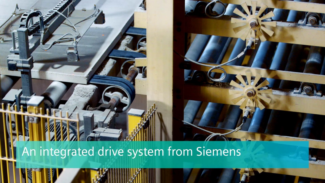 Knauf Integral KG - Synchronous-reluctance drive system with SIMOTICS motor and SINAMICS Converter