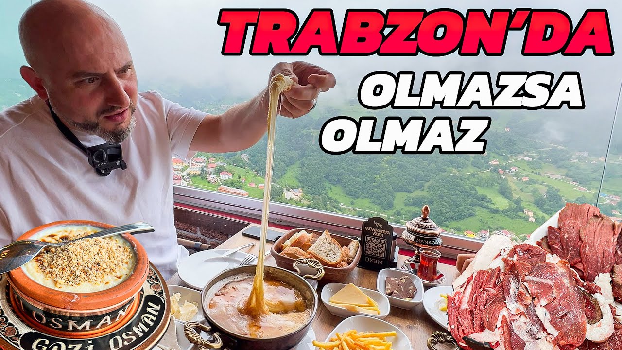 TRABZON SOKAK LEZZETLERİ - 24 SAAT İÇİNDE VAZGEÇİLMEZ YERLER VLOG