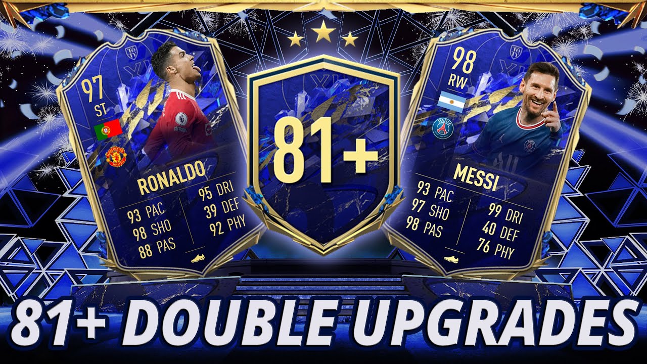 25x 81+ DOUBLE UPGRADES FOR TOTY! | FIFA 22 ULTIMATE TEAM