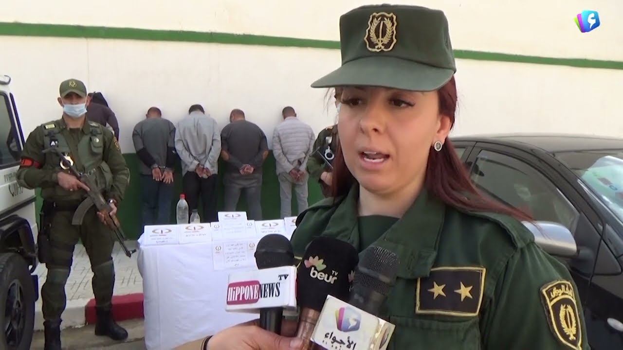 سوق  اهراس - درك سوق اهراس يوقف عصابة اشرار تتكون من 5اشخاص و يحجز 3كلغ ونصف من الزئبق الابيض