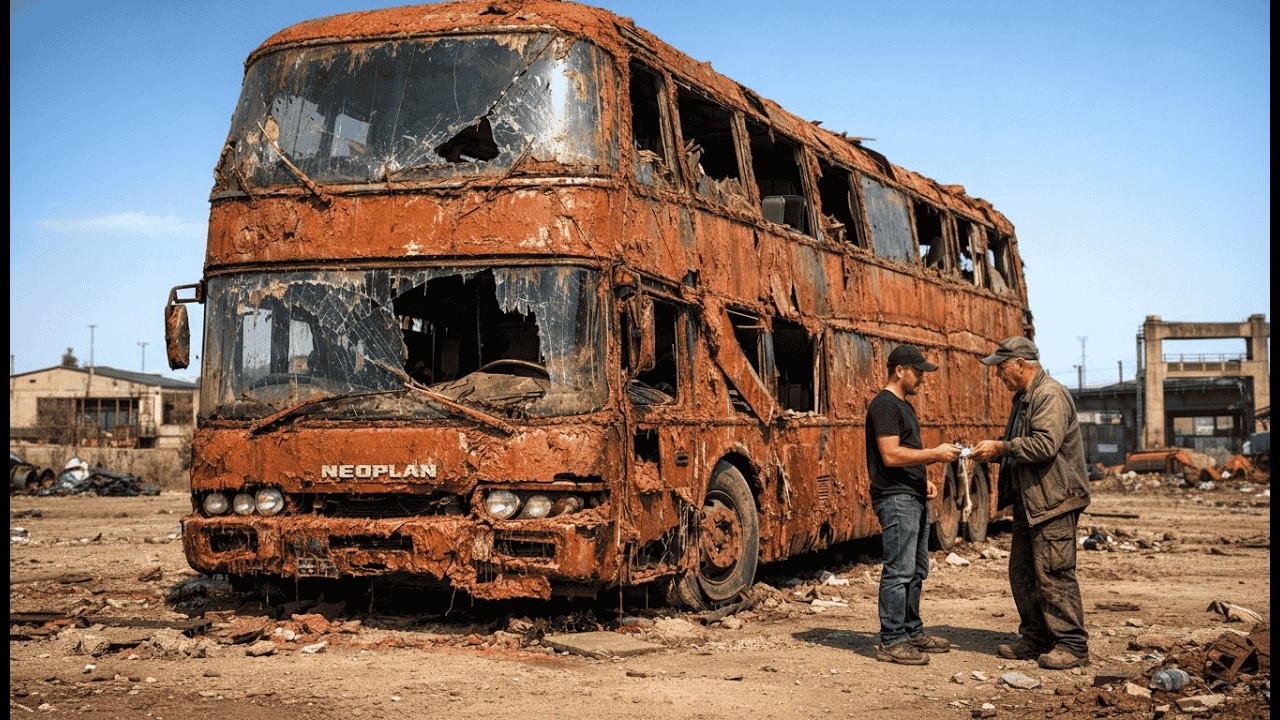 I Bought This $700 Abandoned Neoplan Skyliner Bus and Turned It Into an Ultra-Luxury Ride! 🚍✨