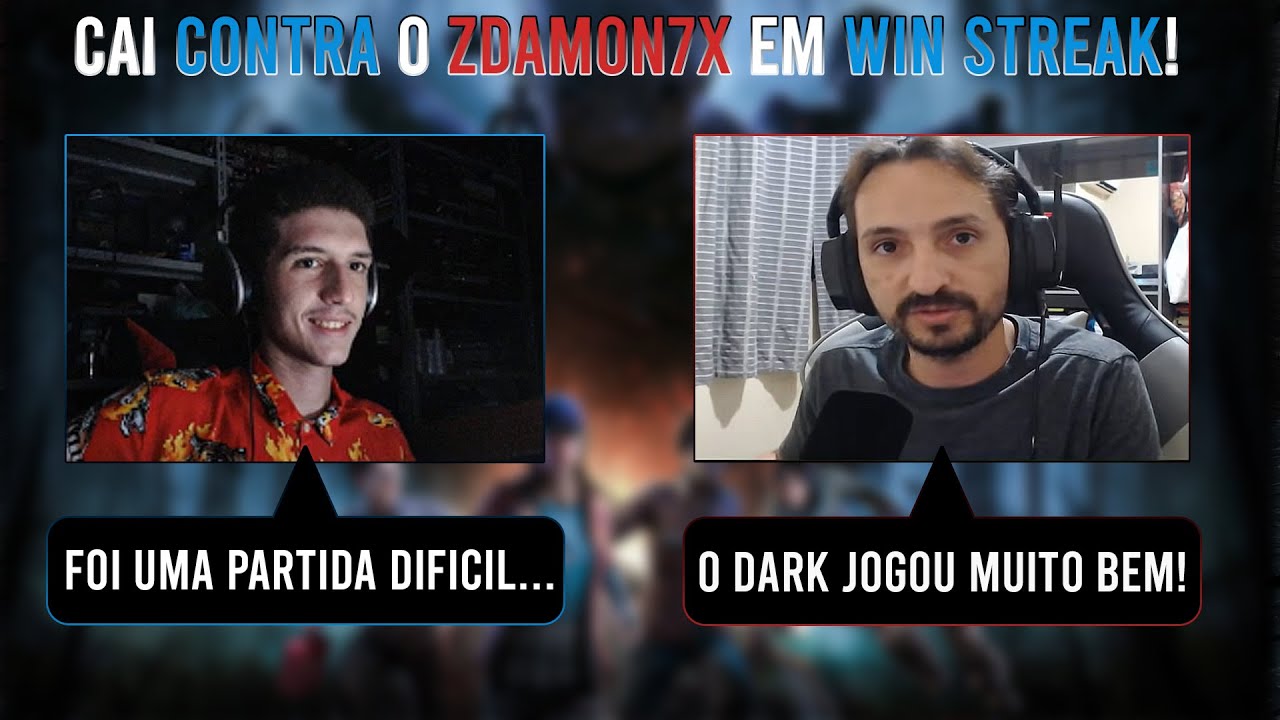QUASE QUEBREI A WINSTREAK DO ZDAMON7X... l REACT Dead by Daylight
