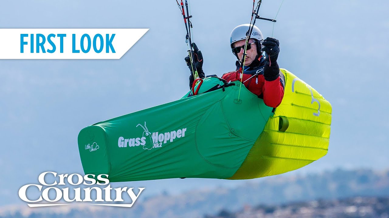 First Look: Little Cloud Grasshopper Mk 2 pod paragliding harness