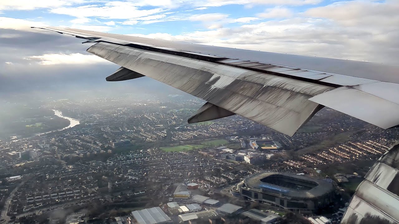 (LHR) - London Heathrow Landing RWY 27L - British Airways 777-200 - 2/10/24