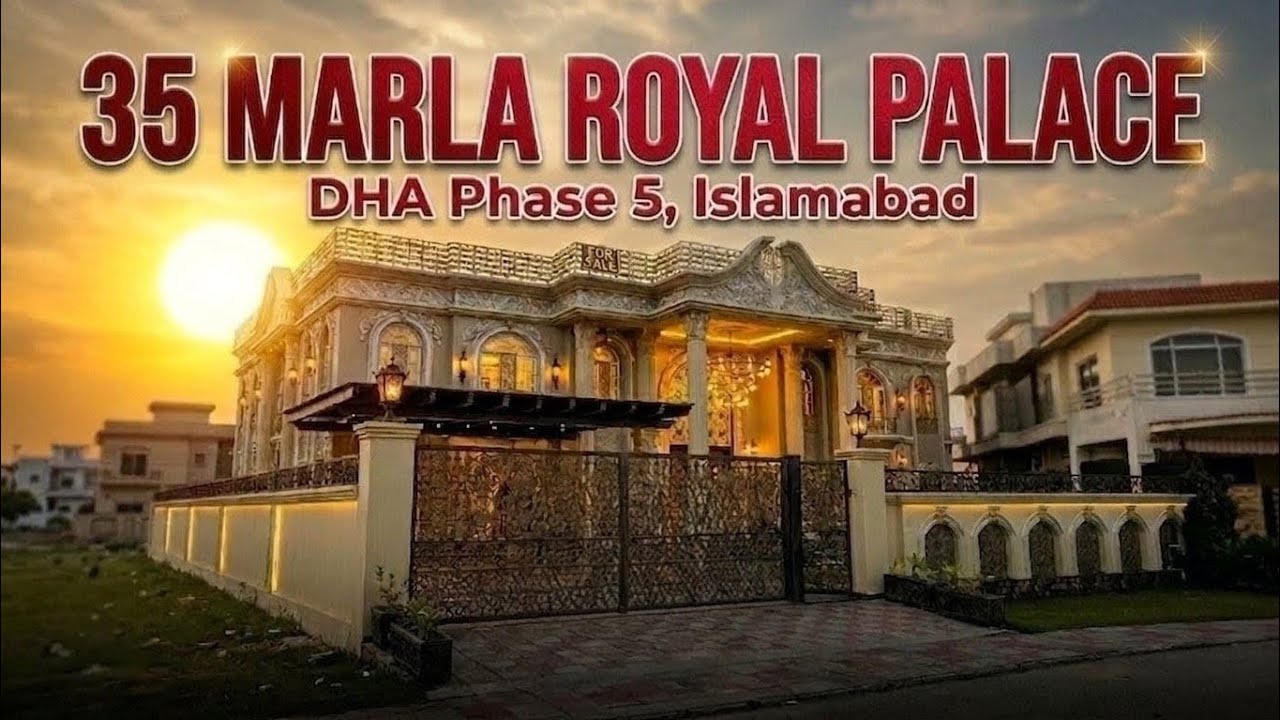 Grand 35 Marla Royal House Available For Sale In DHA Phase 5 Islamabad 