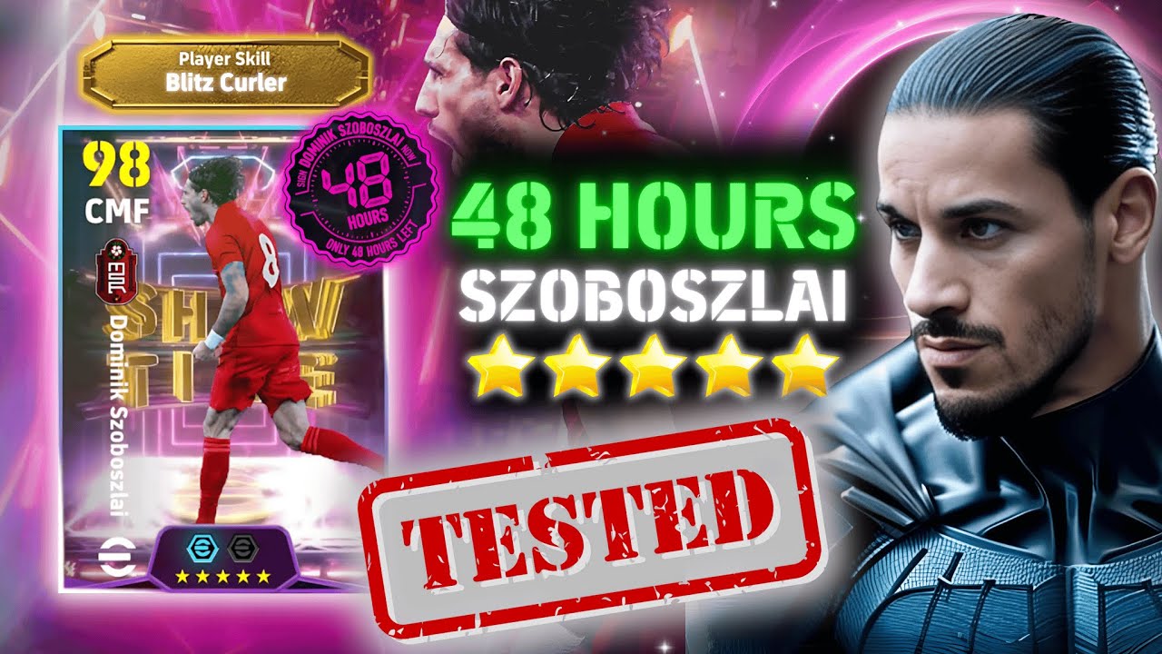 У вас есть 48 часов, чтобы получить Blitz Curler ⚡️ Доминика Собослаи в eFootball 2025!