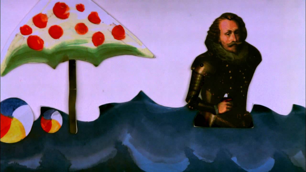 Stop Motion 1 - Shakespeare and Dorothy at the Beach