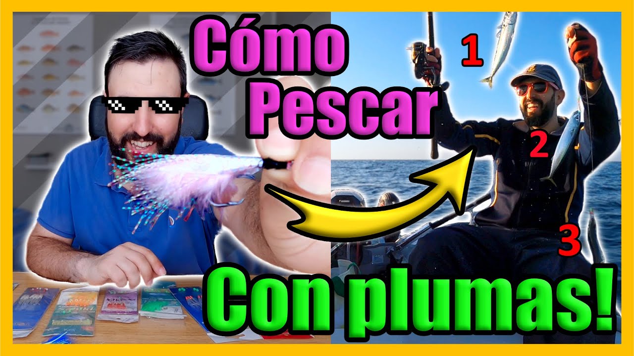 🎣COMO PESCAR jureles y caballas CON SABIKIS / PLUMAS desde embarcacion. ✅ Y capturar CARNADA VIVA