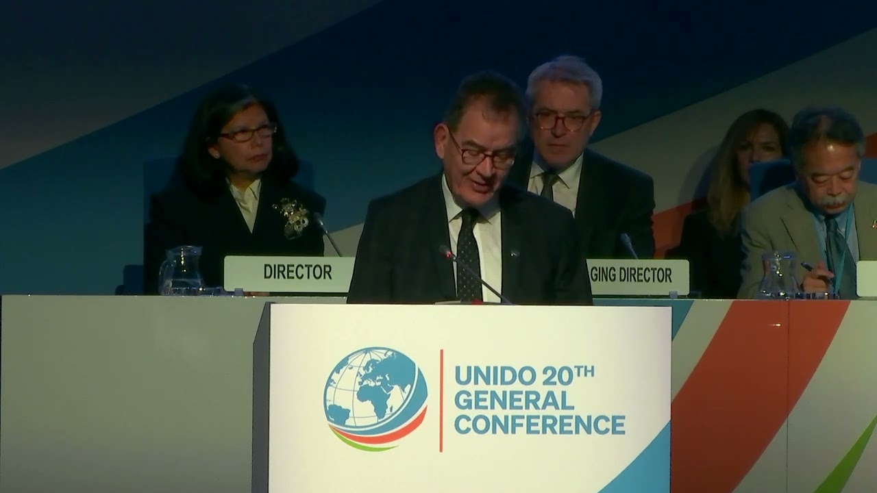 Director General Gerd Müller's opening speech at the 20th session of the General Conference of UNIDO