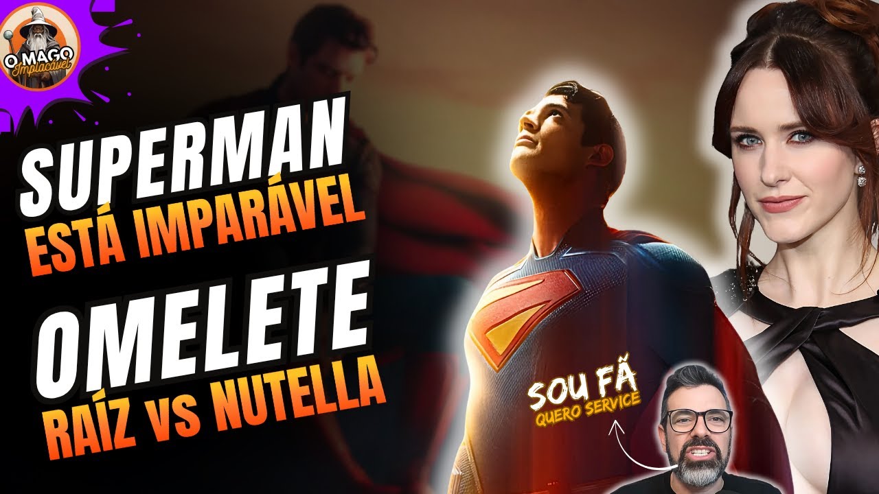 SUPERMAN ESTÁ VOANDO ENQUANTO OMELETE AFUNDA JUNTO COM O QUARTETO SOJÁSTICO