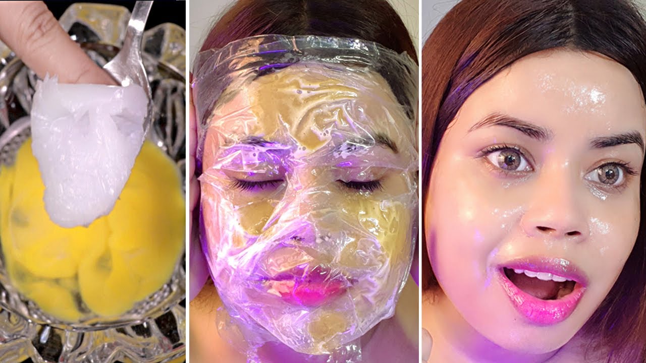 1 Night Challenge - VASELINE & EGG Mask | Transforms Your Face In one Night