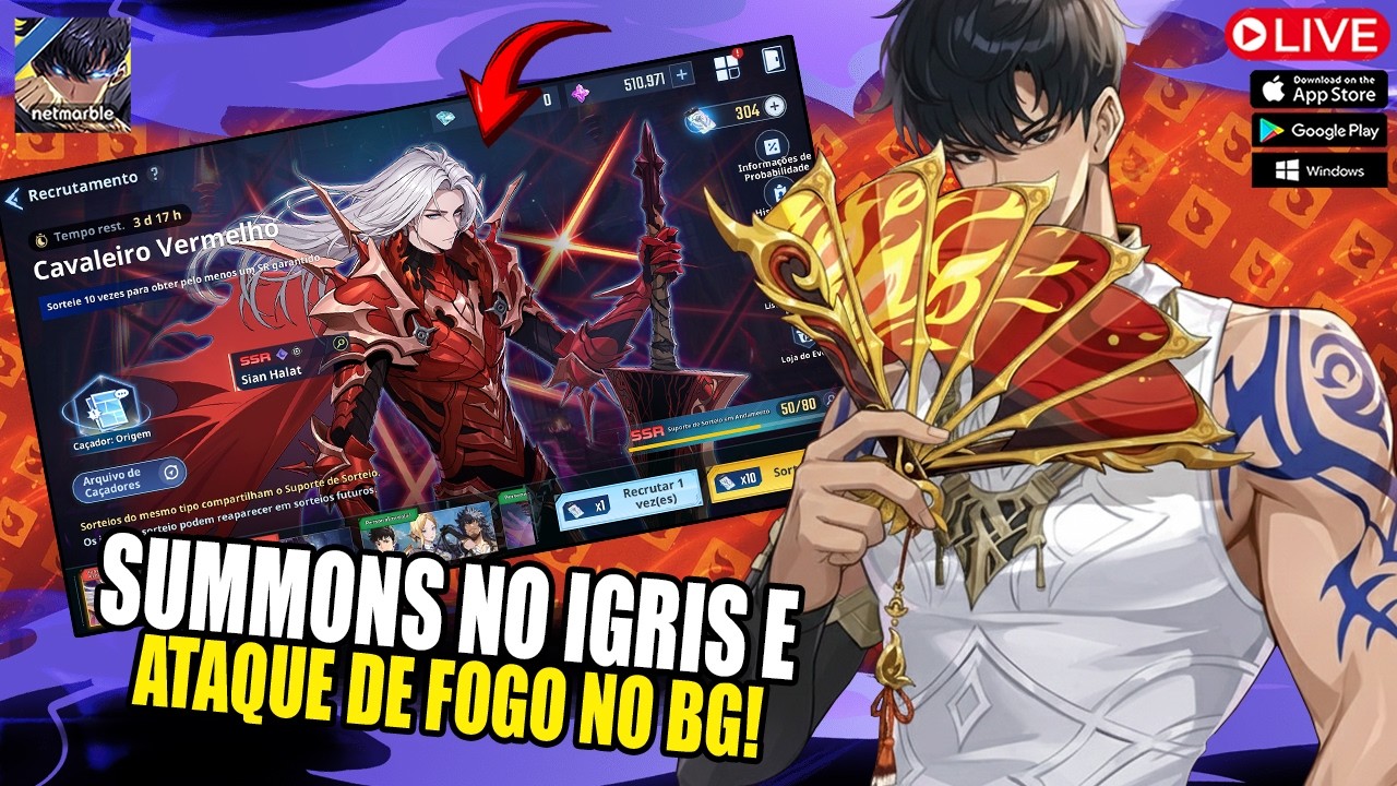 SOLO LEVELING ARISE - ATAQUE DE FOGO NO BG E ULTIMOS SUMMONS NO IGRIS
