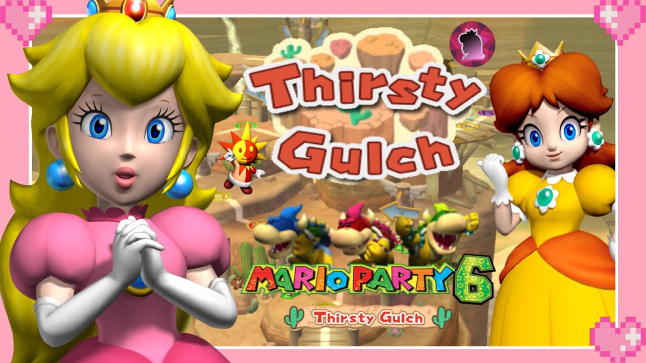 💗 Mario Party 6 (Thirsty Gulch) - Peach Gameplay 💗
