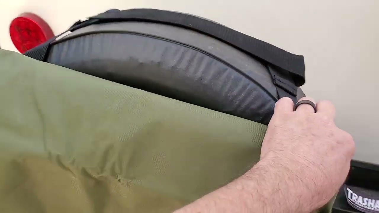 RV & Travel Trailer trash storage option.