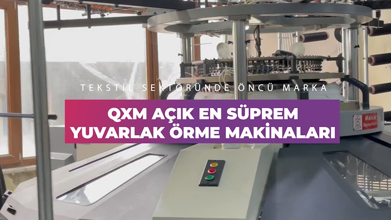 Açık En Süprem Yuvarlak Örme Makinesi özellikleri ve çalışma prensibi