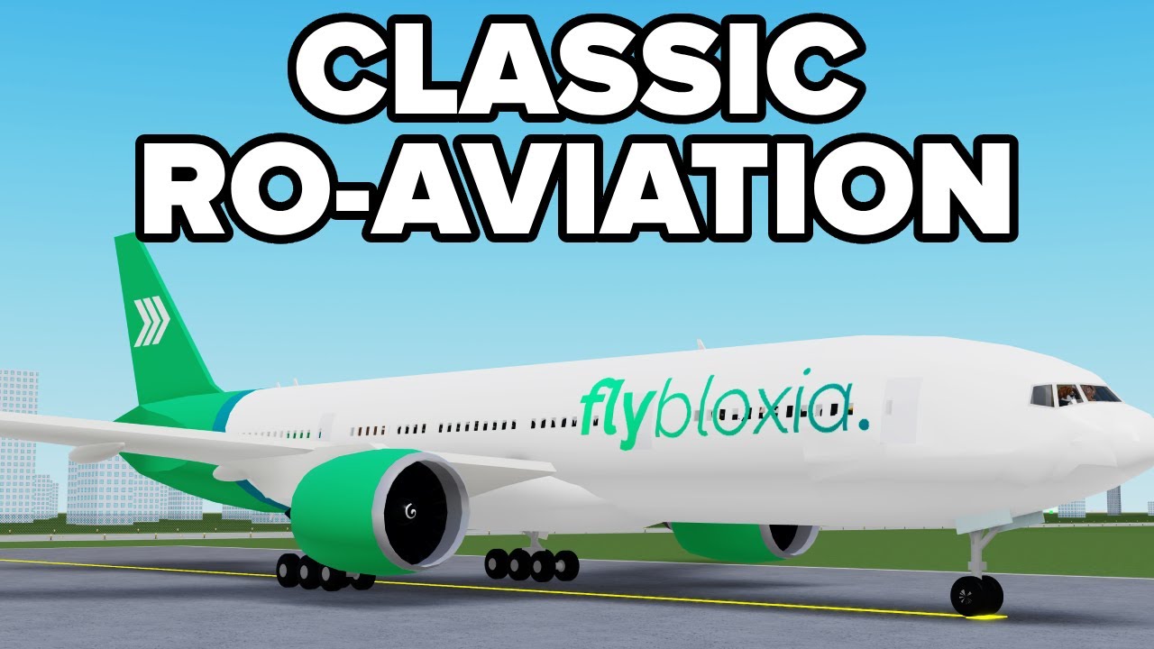 A CLASSIC RO-AVIATION EXPERIENCE - flybloxia Boeing 777 Flight - Roblox Airline Review