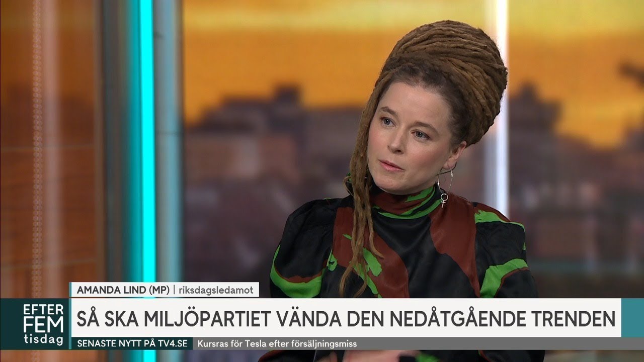 Amanda Lind kandiderar till nytt språkrör: ”Vill väldigt gärna ha jobb… | Efter fem | TV4 & TV4 Play