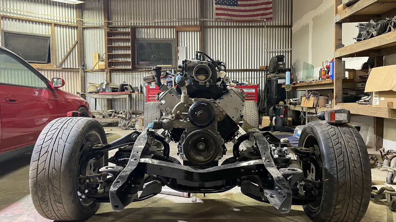 Mount Ls Engine Onto C10 Frame!