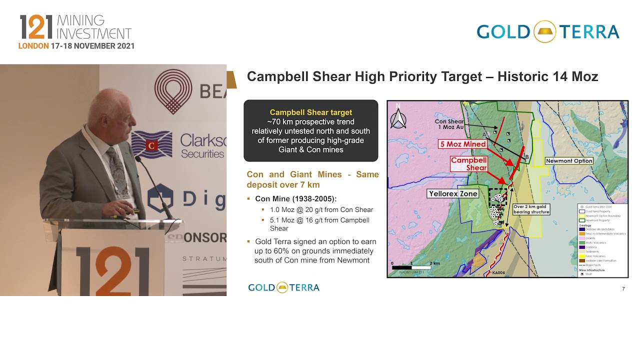 Presentation: Gold Terra Resources - 121 Mining Investment London November 2021