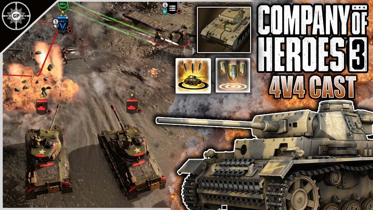 The Battlefield Belongs to the Panzer III | 4V4 Black Gold | CoH3 Cast 2.0 #20