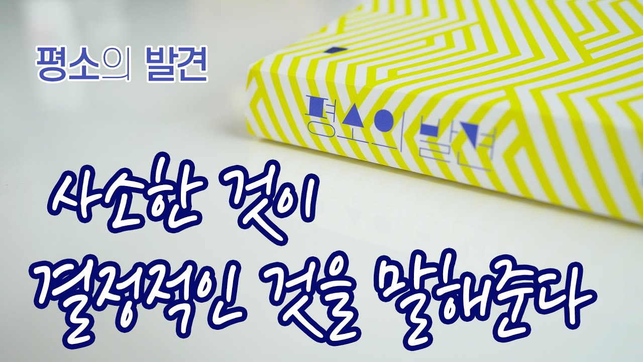평소의 발견 / 당신의 '평소'는 어떤가요? / 사소한 것이 결정적인 것을 말해준다 / 카피라이터 유병욱이 쓴 스낵 같은 책 [4K]